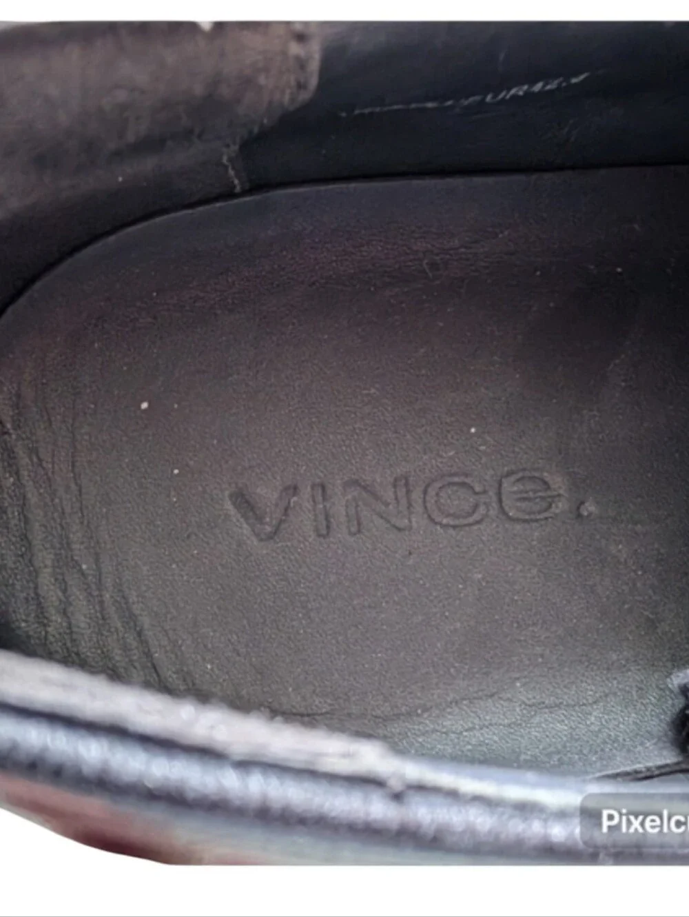Vince Fulton Low Top Sneaker Black Leather Men's 9